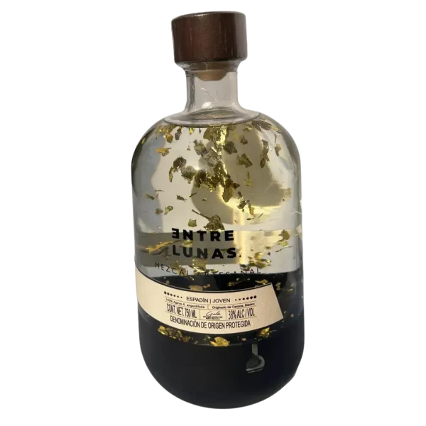 MEZCAL ENTRE LUNAS C/ H. ORO 750MLS