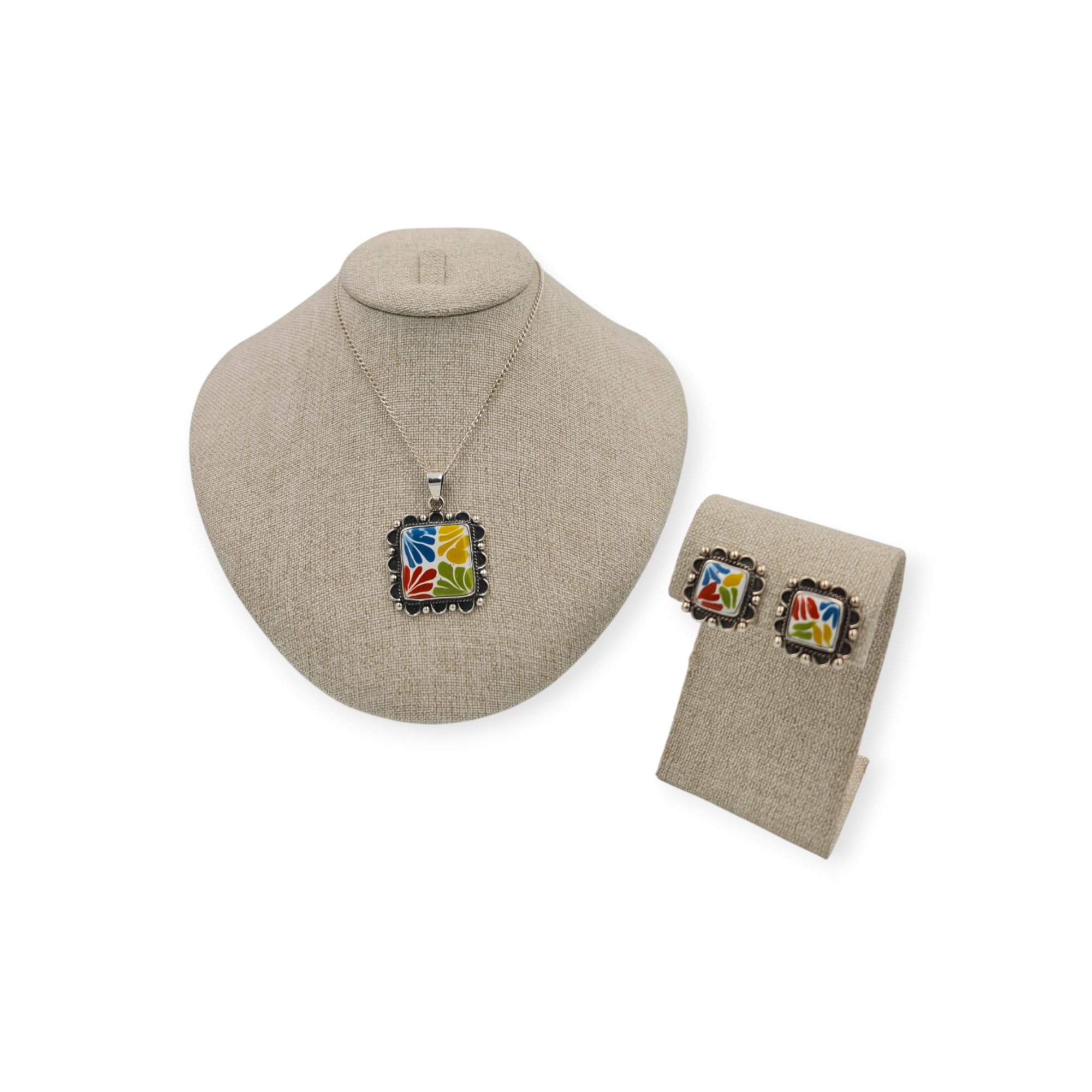 JUEGO PLATA CON TALAVERA CUADRADO(Dije)