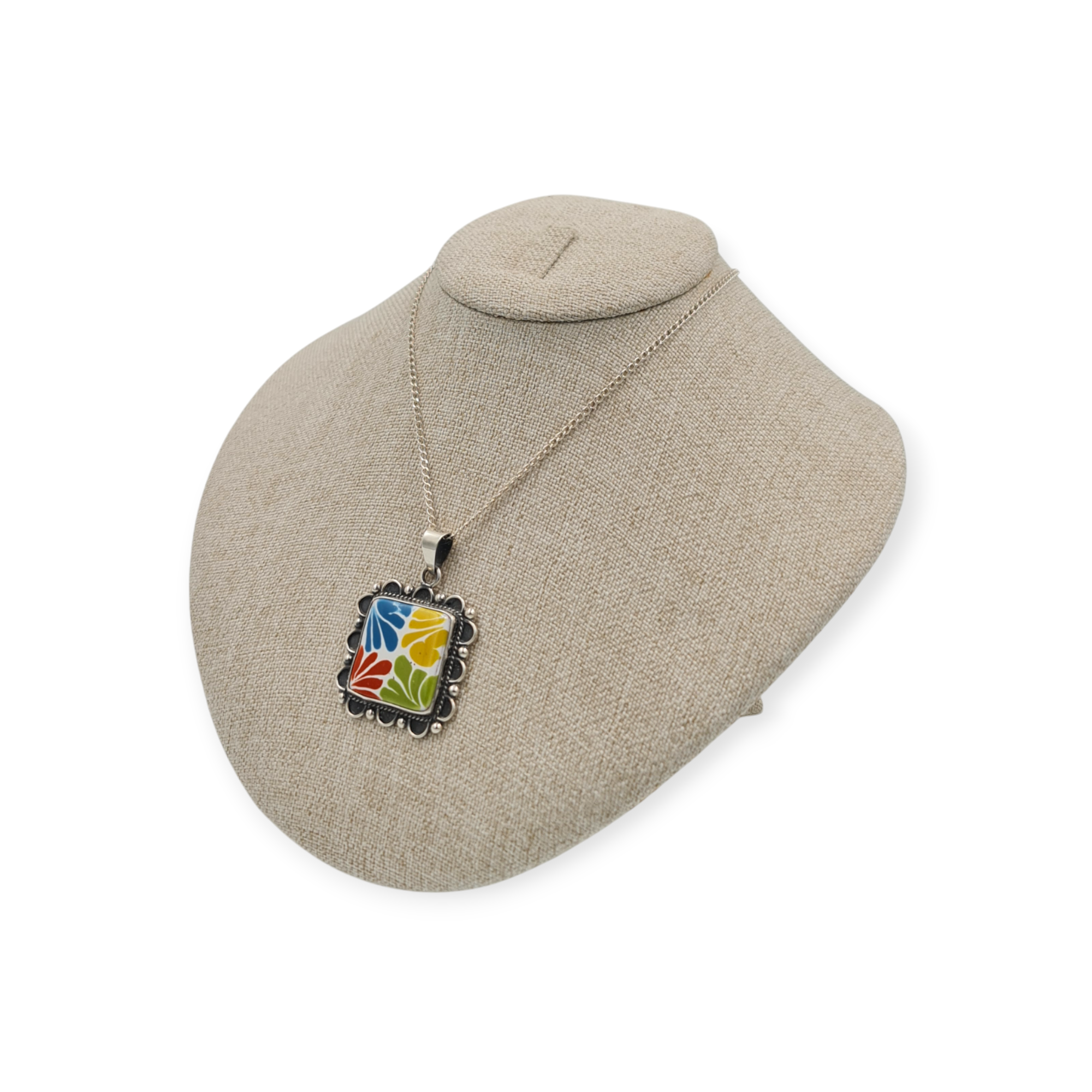 JUEGO PLATA CON TALAVERA CUADRADO(Dije) - Image 3