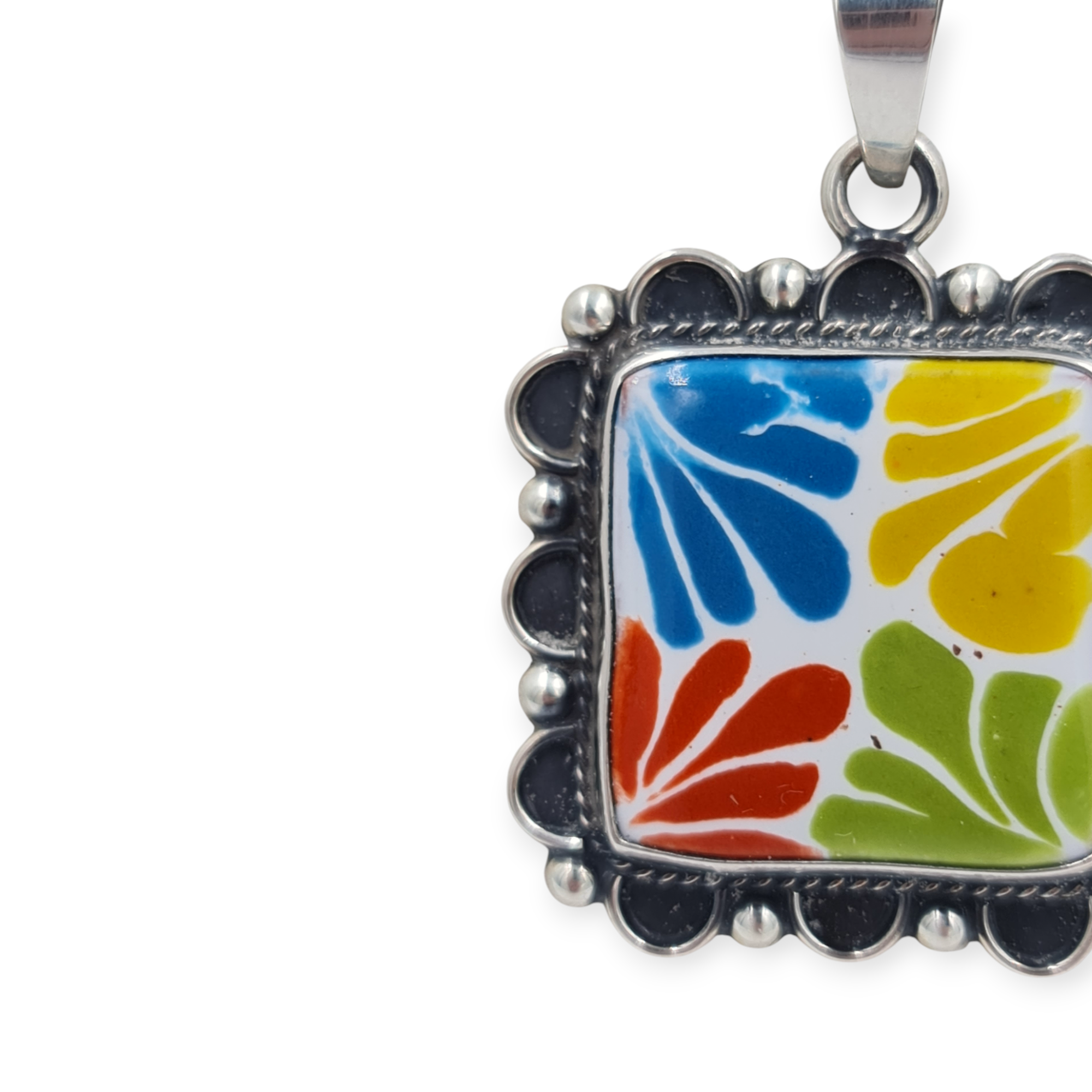 JUEGO PLATA CON TALAVERA CUADRADO(Dije) - Image 9