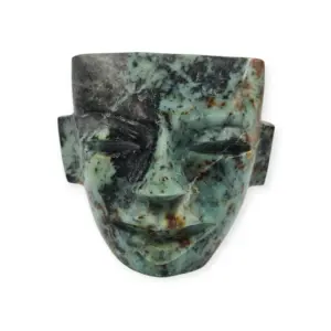 MASCARA TEOTIHUACANA TURQUESA AFRICANA