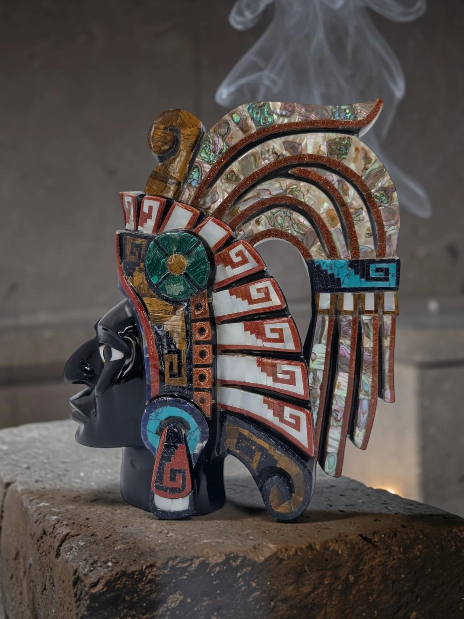 Busto de Cuauhtémoc 27 cm
