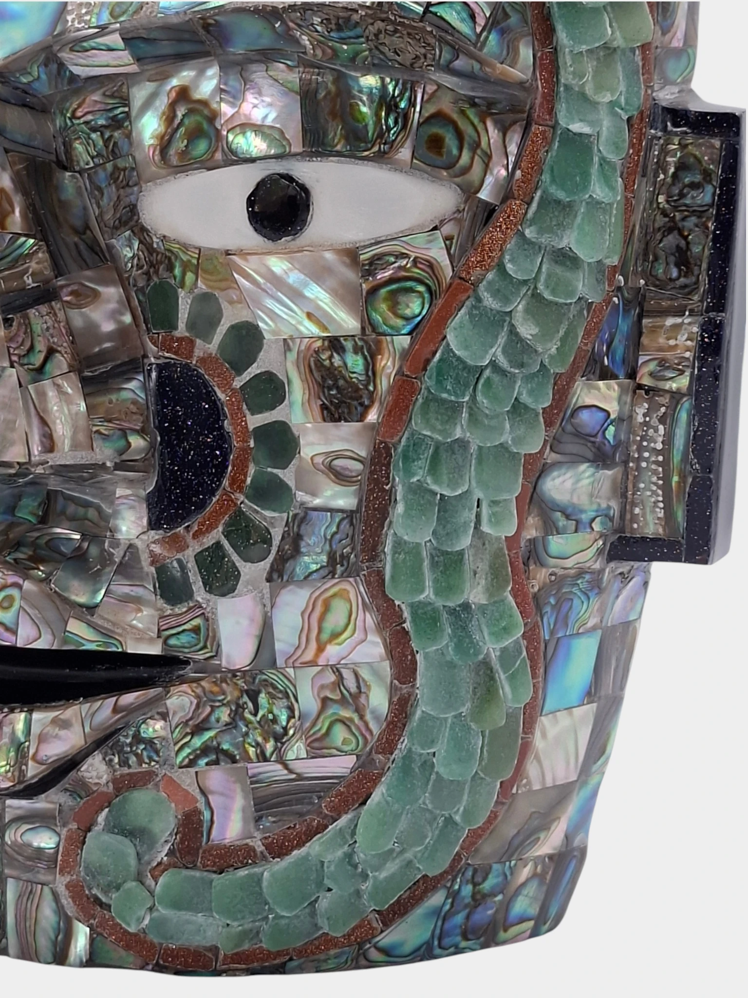 Máscara Teotihuacana de Quetzalcóatl 19 cm - Image 7